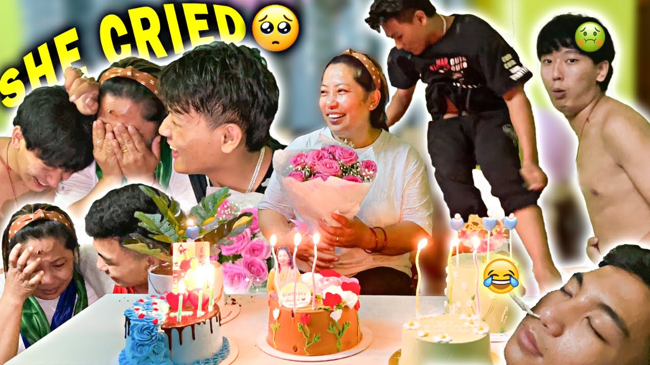 @adeepgurung1079 's MOM got EMOTIONAL 🥺 || Happy Birthday Mommy 🥳🥰 || Supriya, Aman, Sumit