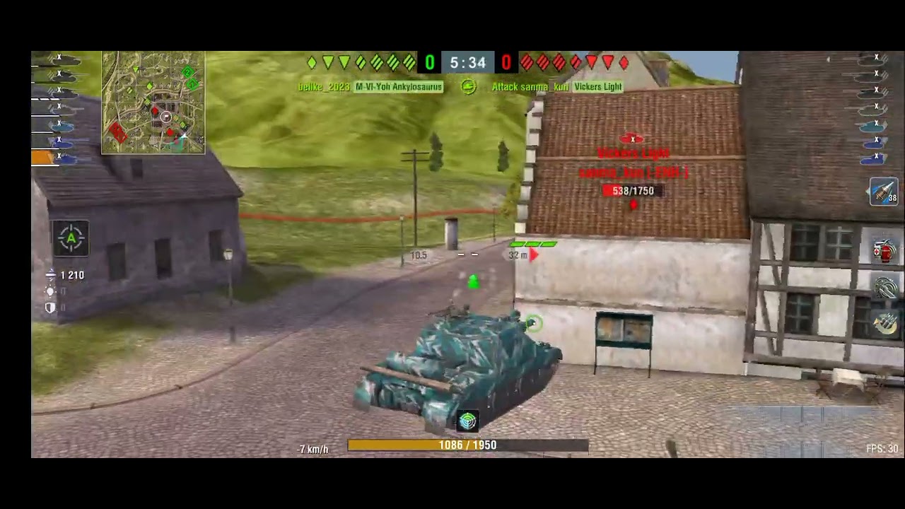 Nc 70 Blyskawica on roll.damage 5110,kill 2 of one is ammo rack.