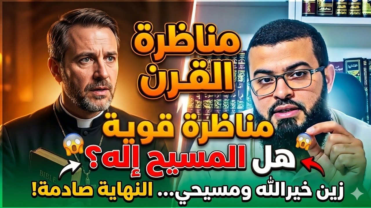 مناظرة قوية بين الشيخ زين خيرالله ومسيحي حول ألوهية السيد المسيح… والنهاية صادمة!