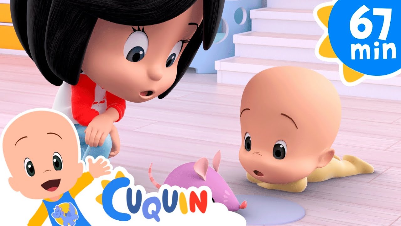 Debajo un botón 🐁 y más canciones infantiles para bebés con Cleo y Cuquín🐁