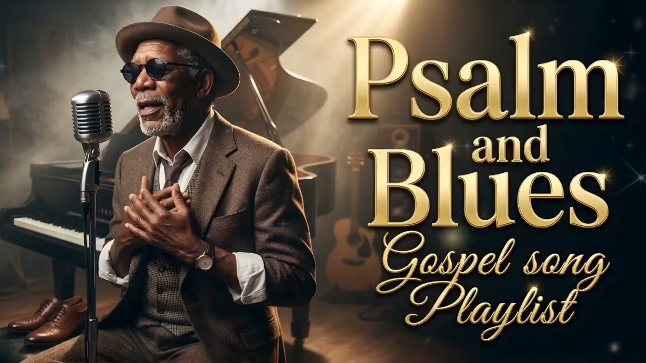 Psalm 91 & 23 Blues Playlist ✝️ Vintage Gospel for Deep Sleep & Healing Soul | Old School Prayer