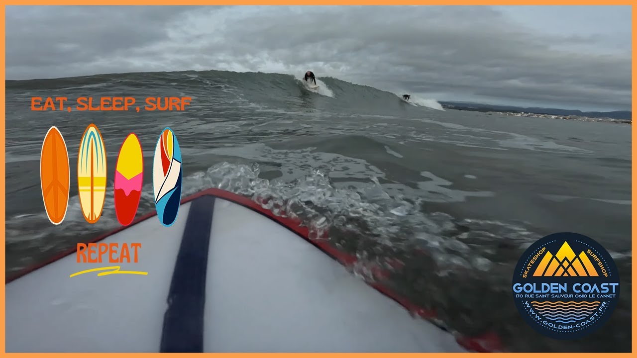 De belles sessions surf sur la Côte d'Azur 🌊 #surf #surfmediterranean