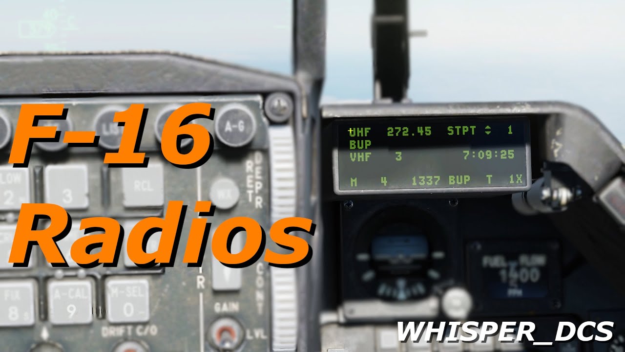 DCS World: The F-16 Radios Tutorial