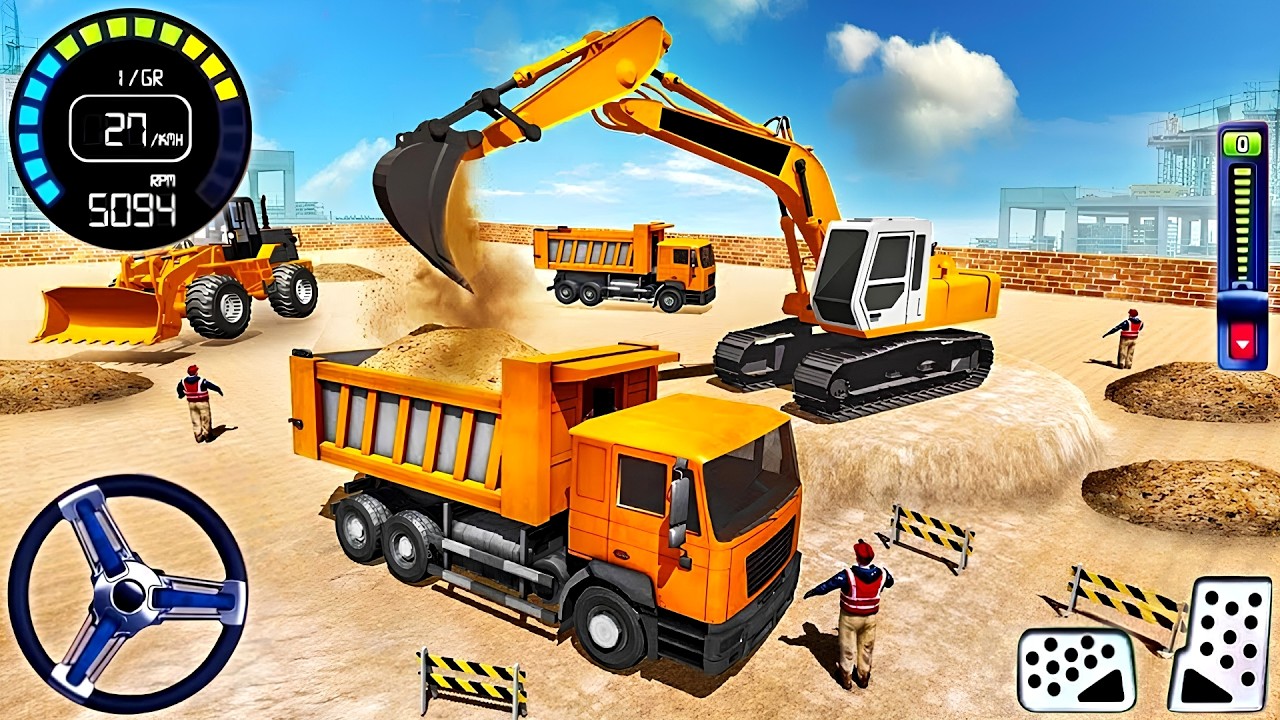 City Road Construction Games - City Construction Simulator - Android Gameplay