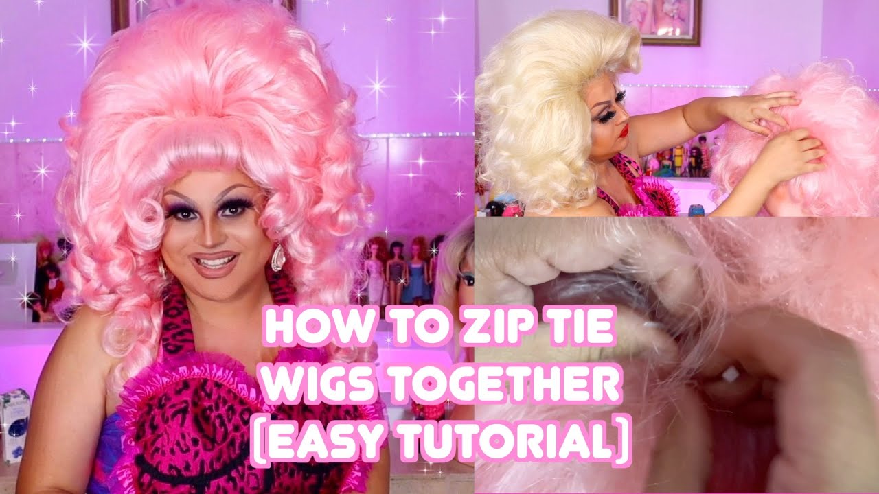 HOW TO ZIP TIE WIGS TOGETHER (EASY TUTORIAL)