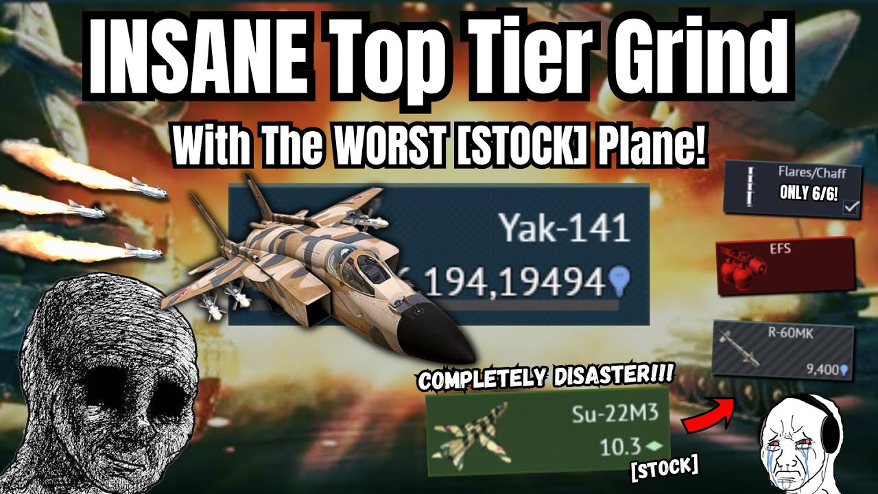 Yak Grind, but with HORRIBLE Plane!💀(I won't survive this) | I think this grind will END my Career😭