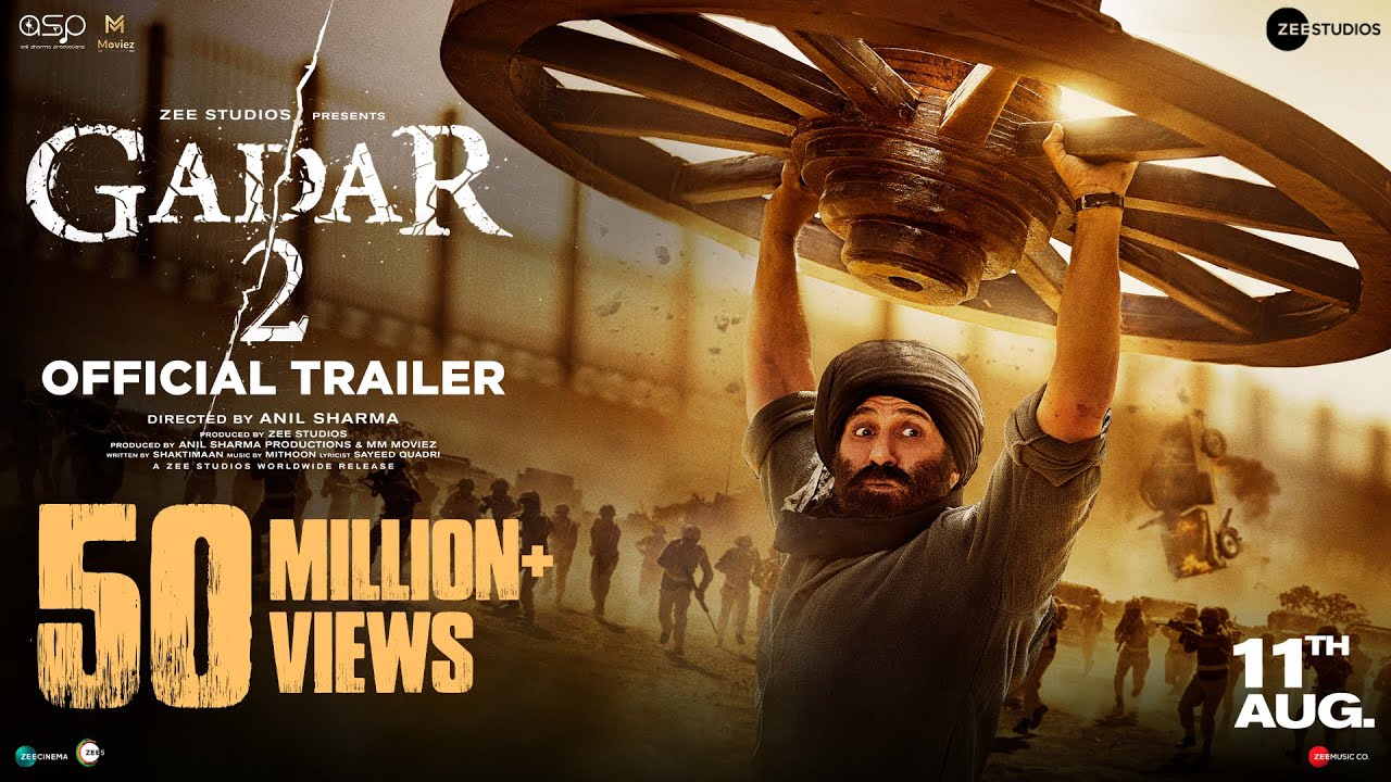 #Gadar2 Official Trailer | 11th August | Sunny Deol | Ameesha Patel | Anil Sharma