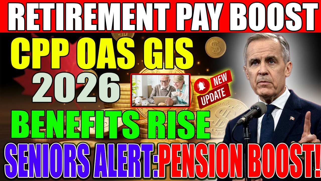 🔥🇨🇦💰 CPP, OAS & GIS 2026 Explained &mdash; How Seniors Can Get Up to $3,300+/Month