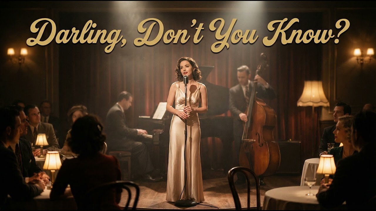 Darling, Don&rsquo;t You Know? | 1940s Jazz Song with Sultry Female Vocals & Swing Vibe
