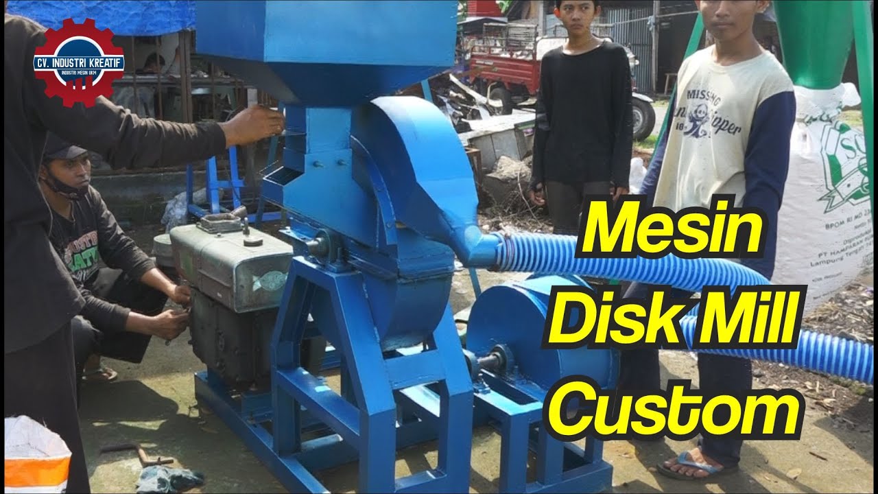 MESIN DISK MILL CUSTOM - MESIN PENGGILING MULTIGUNA DILENGKAPI DENGAN BLOWER !!!