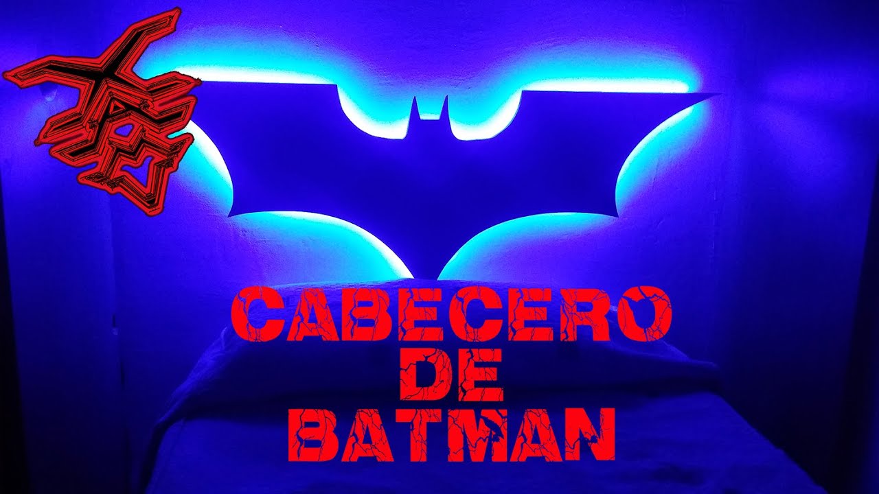 CABECERO DE BATMAN ARTESANAL + MAKING OF