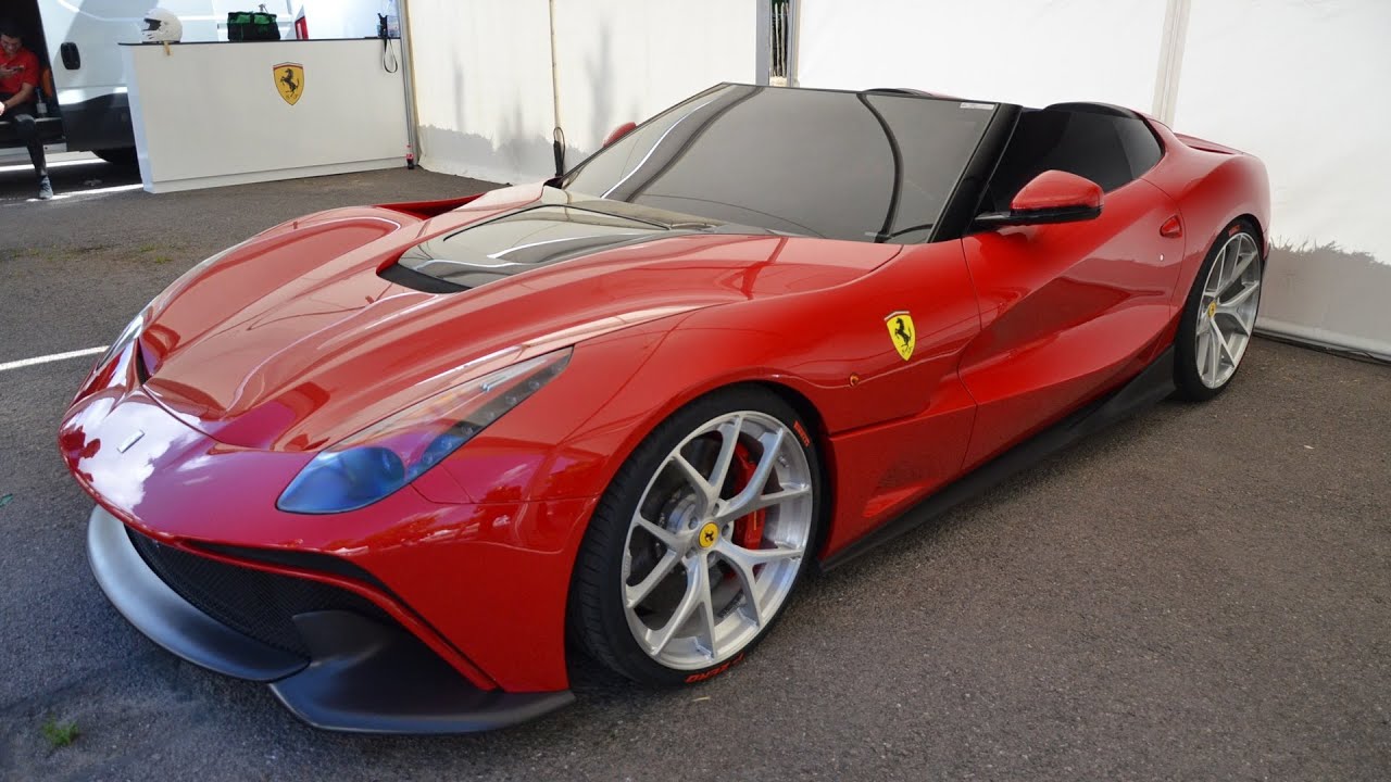 Ferrari F12 TRS - First Ride - Start up, accelerations, and walk around! EPIC