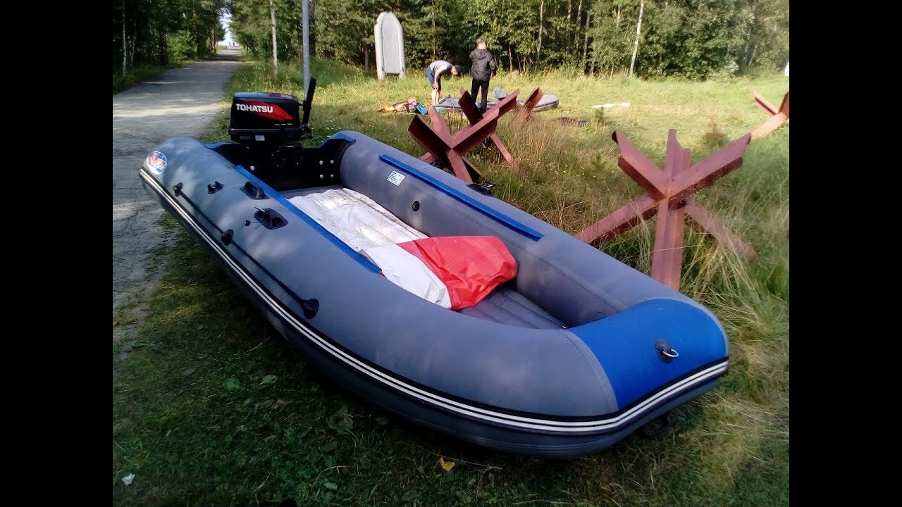 тест лодки РОДЖЕР ZEFIR 3300 LT НДНД, мотор Меркури 5.