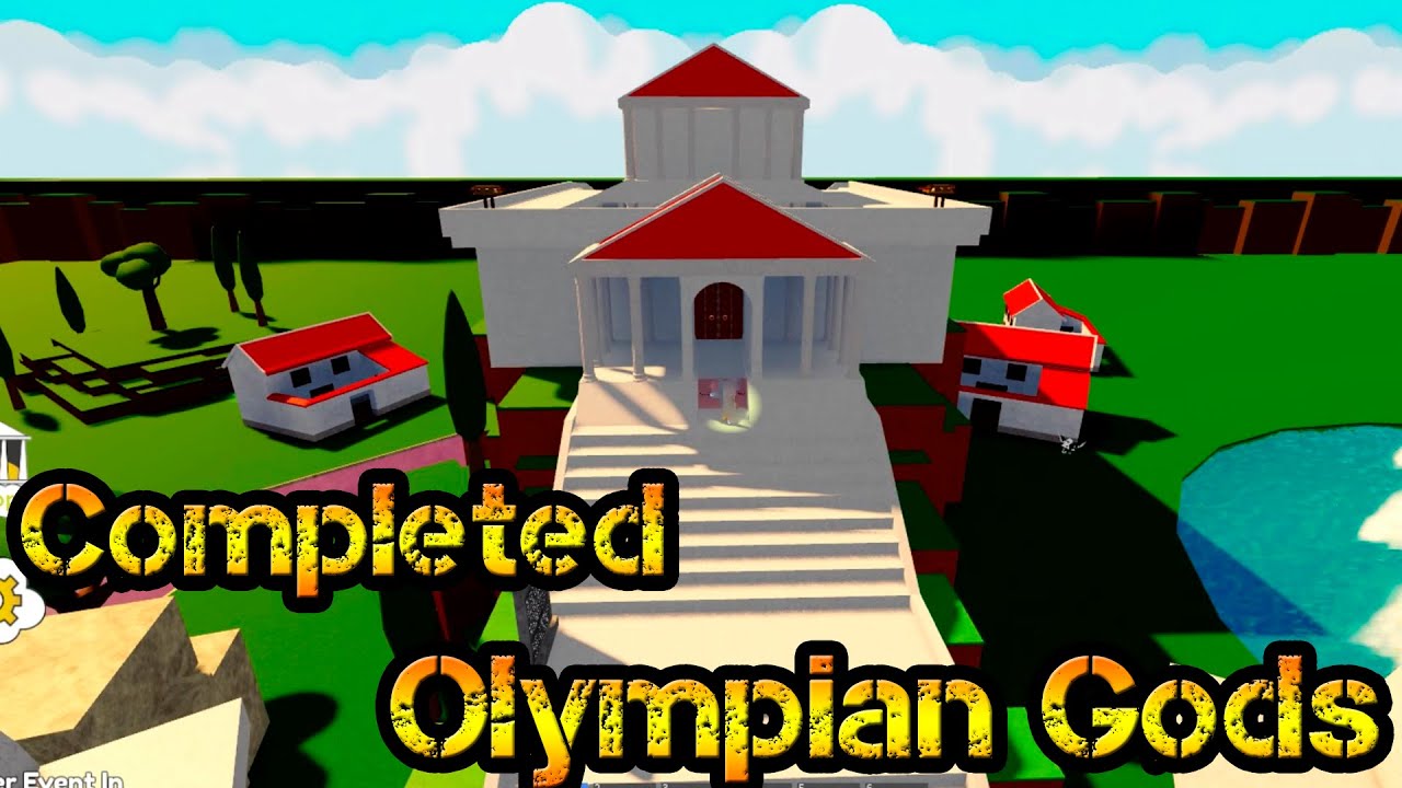 Olympian Gods Tycoon Roblox completed