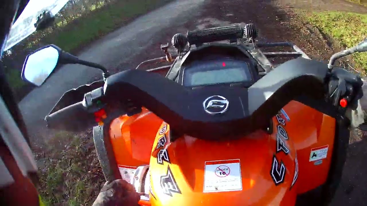 Hitting the green lanes in hampshire on the quad bikeVideo 1 of 5