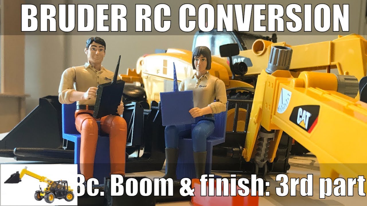 Bruder CAT telehandler pt8c: boom 3rd part