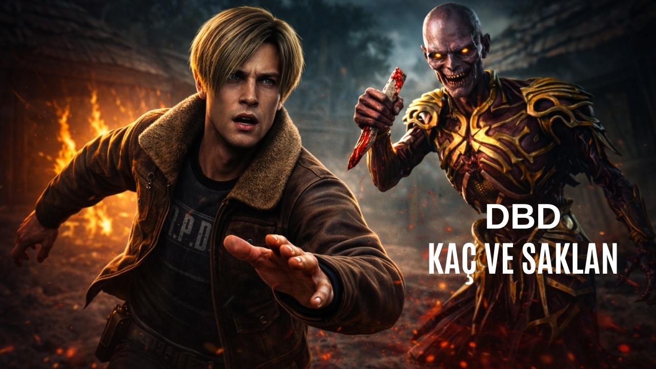 Kaç, Saklan Ya Da Öl | Leon Kennedy ile Dead By Daylight Oynadım