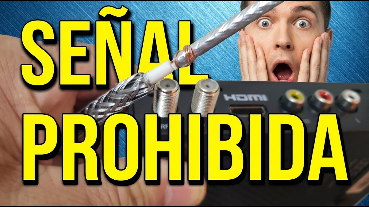 NO Compres Antenas: Te ENGAÑAN,  El Truco DEL CABLE 