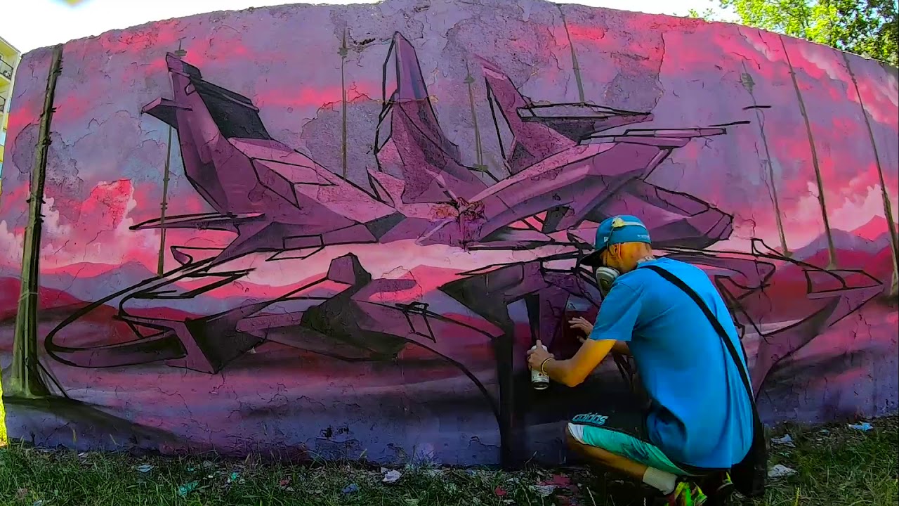 new painting of 3d graffiti