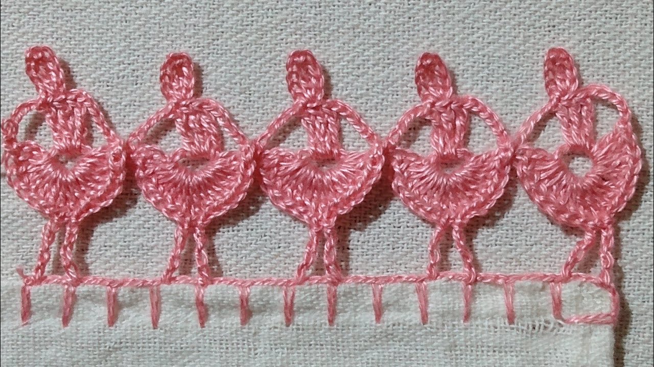 Barrado #  bailarinas carreira única @Canal Crochê para iniciantes