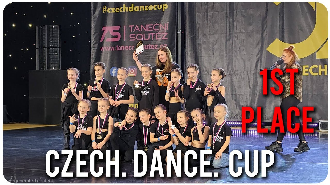 CZECH DANCE CHAMPIONS.  1st PLACE