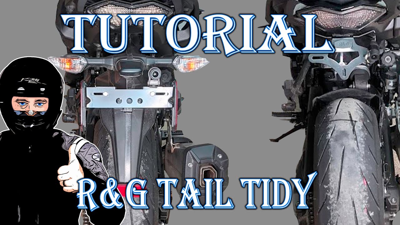 Kawasaki Ninja 1000SX - Установка R&G Fender Eliminator (Tidy Tail/Tail Tidy)