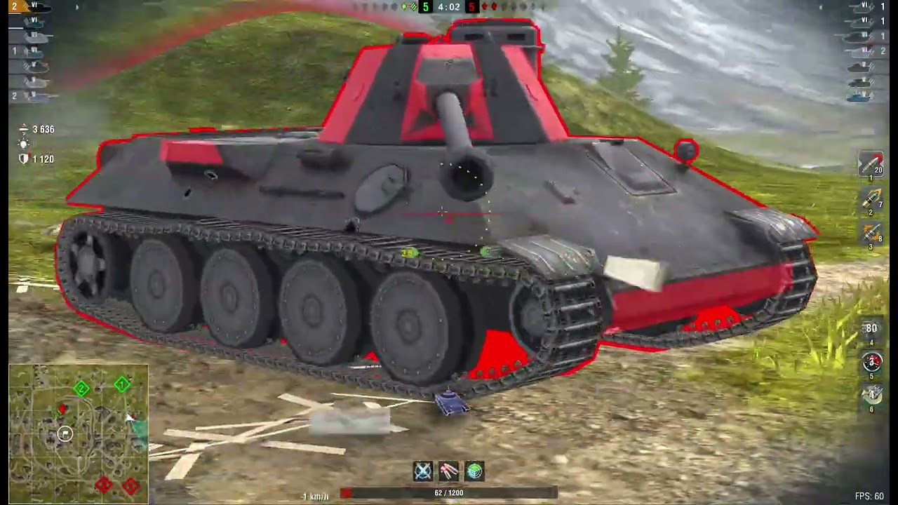 Churchill VIII 4472 dmg & 4 kills