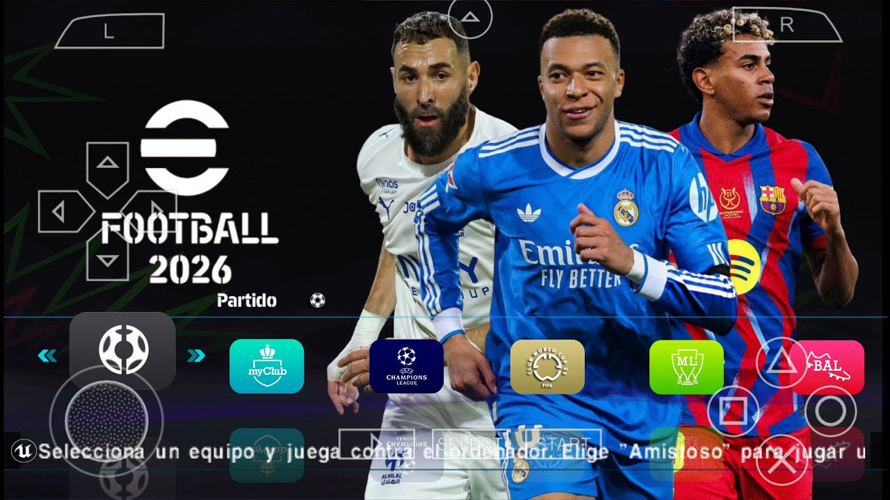 eFootball PES 2026 PPSSPP DOWNLOAD ORIGINAL ISO PES 26 PSP Full Update New Transfers & Kits 26 HD