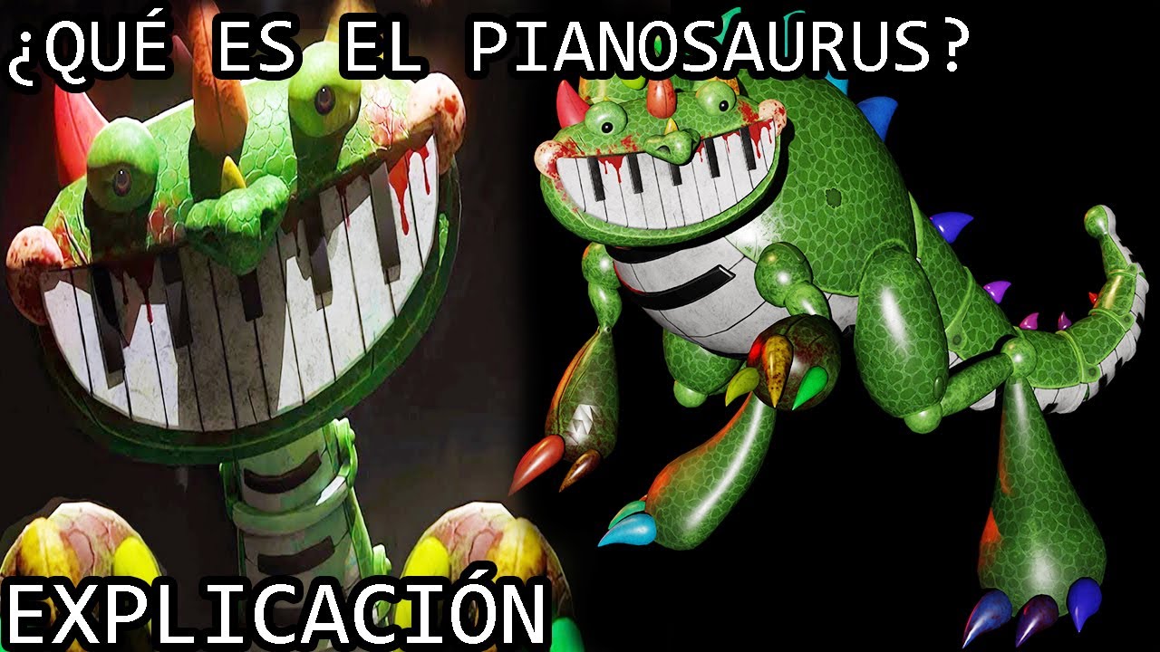 ¿Qué es el Pianosaurus? | El Lore y Origen de Pianosaurus (Experimento 1163) de Poppy Playtime 4