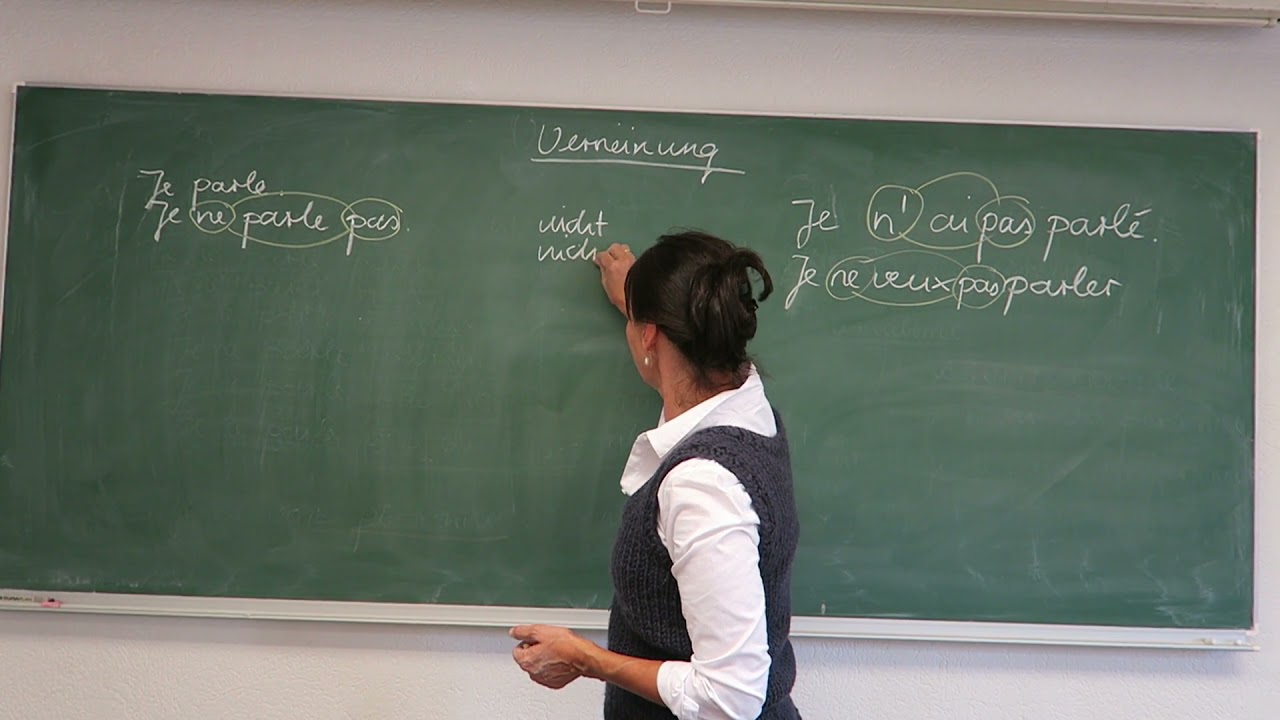 Klasse 8 - Unité 1 Verneinung - 01/19 - Französisch Grammatik