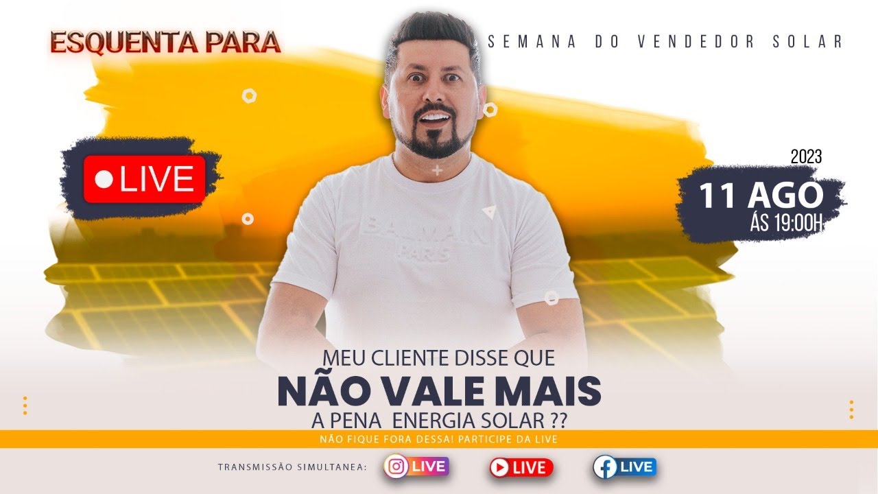 MEU CLIENTE DISSE QUE NÃO VALE MAIS A PENA ENERGIA SOLAR?
