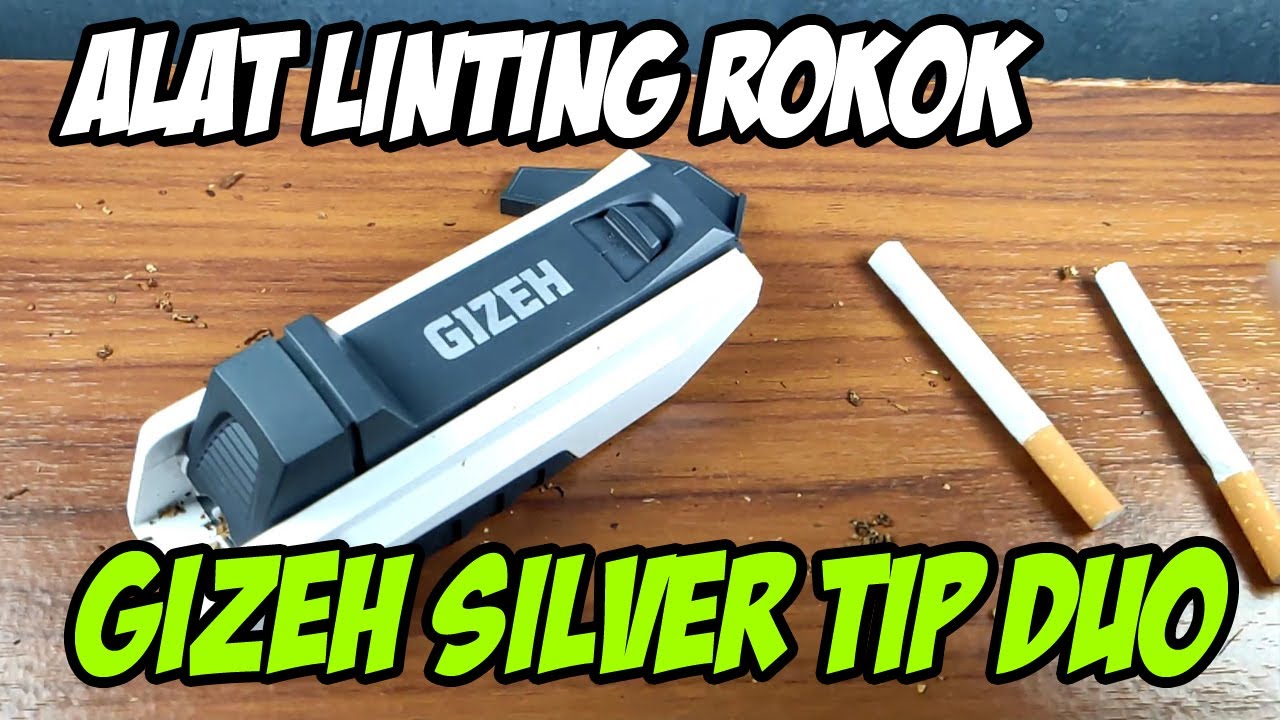 Alat Linting R0k0k Gizeh Silver Tip Duo