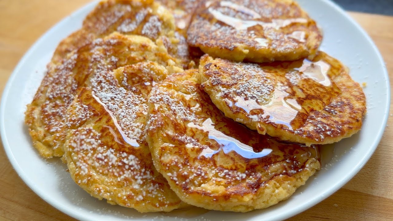 Juicy Oatmeal Apple Pancakes | Easy and Healthy Breakfast Recipe!