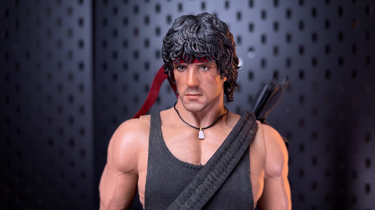 John Rambo First Blood part 2 Threezero Action figure Unboxing Review