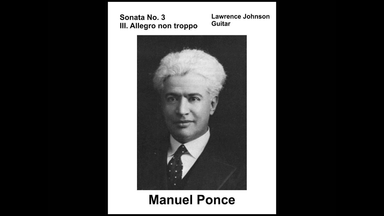 04 Ponce,  Sonata No. 3c,  Allegro non troppo