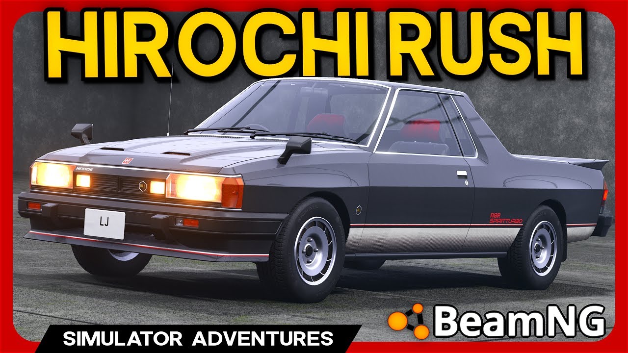 BeamNG's New Hirochi RUSH Mod is a Must-Have! (Subaru BRAT)