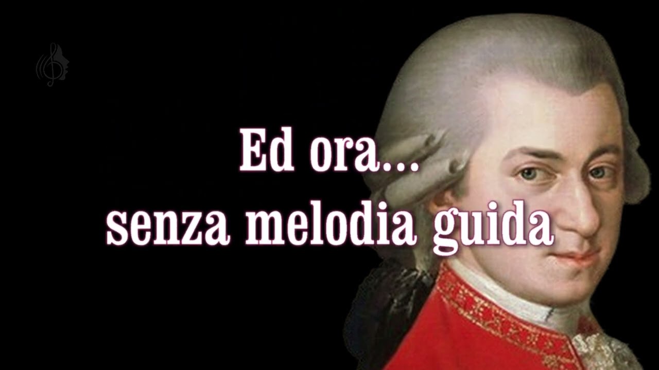 Mozart, Sinfonia n. 40 - video-spartito facilitato per flauto dolce