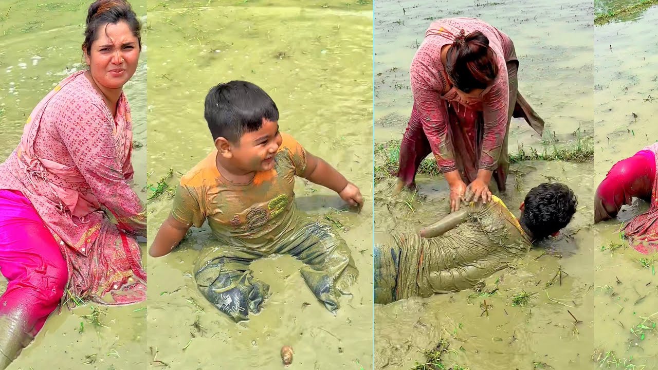 গ্রামে এসে মাছ ধরতে গিয়ে অবস্থা খারাপ II Manik ayyan ajmira vlogs