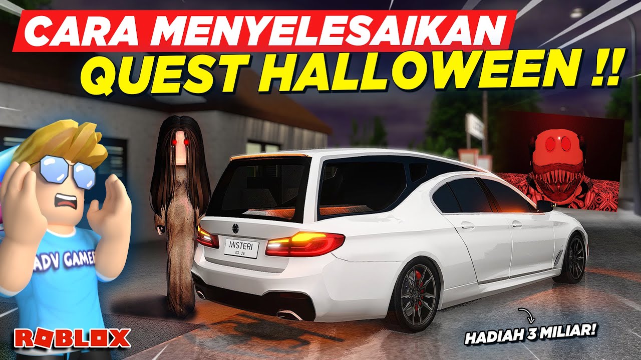 CARA CEPAT MENYELESAIKAN QUEST HALLOWEEN CDID UPDATE V1.9 !! DAPAT MOBIL MISTERIUS - Roblox