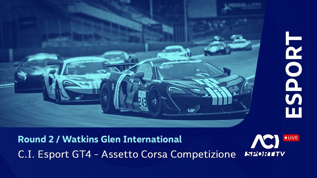🔴 LIVE! Campionato Italiano ACI ESport GT4 Sprint 2025 – Round 2 Watkins Glen | AC Competizione
