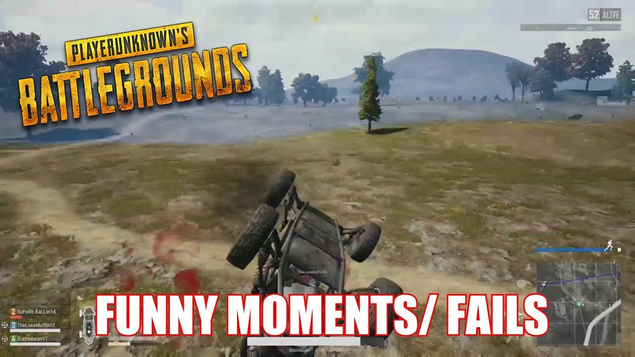 PUBGS RANDOM FUNNY MOMENTS/ FAILS EP. 1