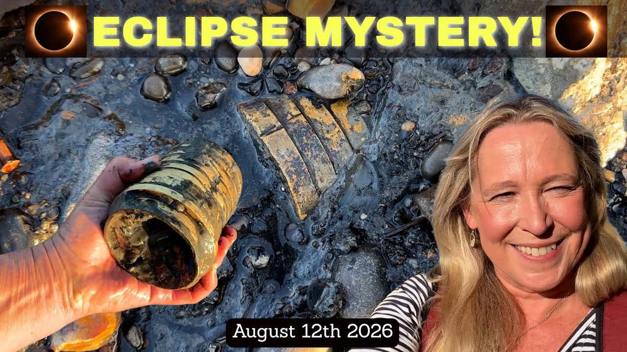 Mudlarking During the Solar Eclipse... These Finds Surprised Me!