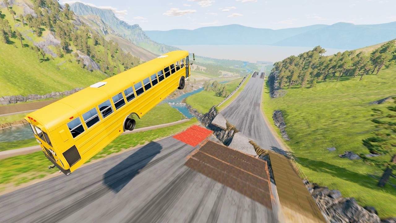 Full Throttle INSANE Long Downhill Mayhem! | BeamNG.drive Epic Crashes & Speed Test #29
