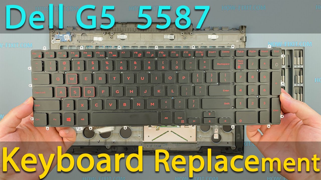 Руководство по замене клавиатуры Dell G5 5587 | Пошаговое руководство