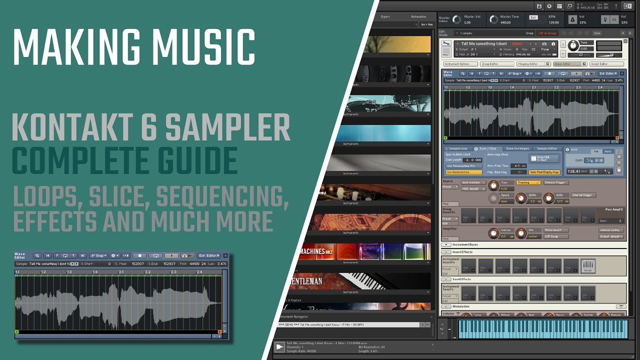 Kontakt 6 Sampler - Complete Guide [Native Instruments]