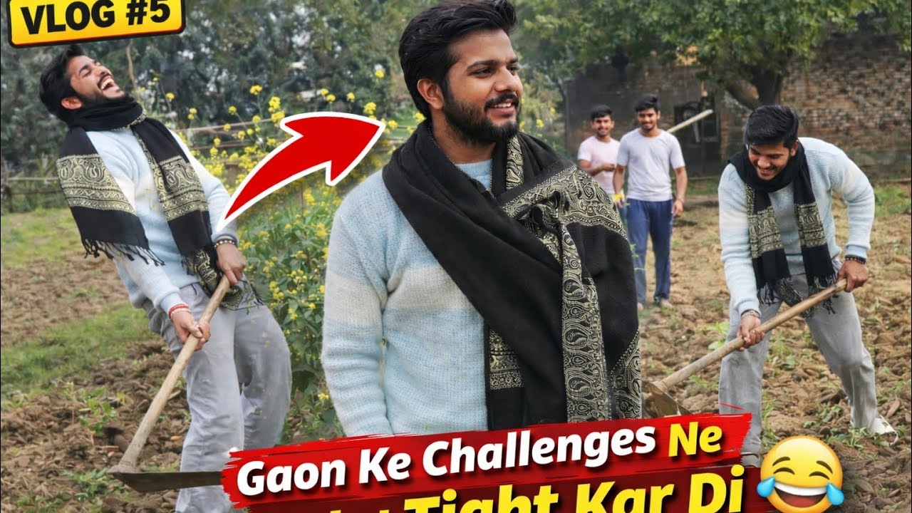 Gaon Ke Challenges Ne Halat Tight Kar Di 😂 | Village Vlog