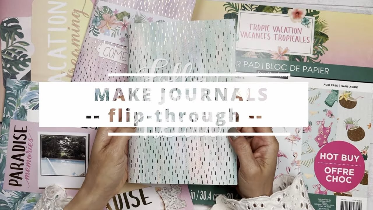 Have UNUSED Large 12 inch Scrapbook Paper? ✂️CUT THEM✂️ for Journal Making