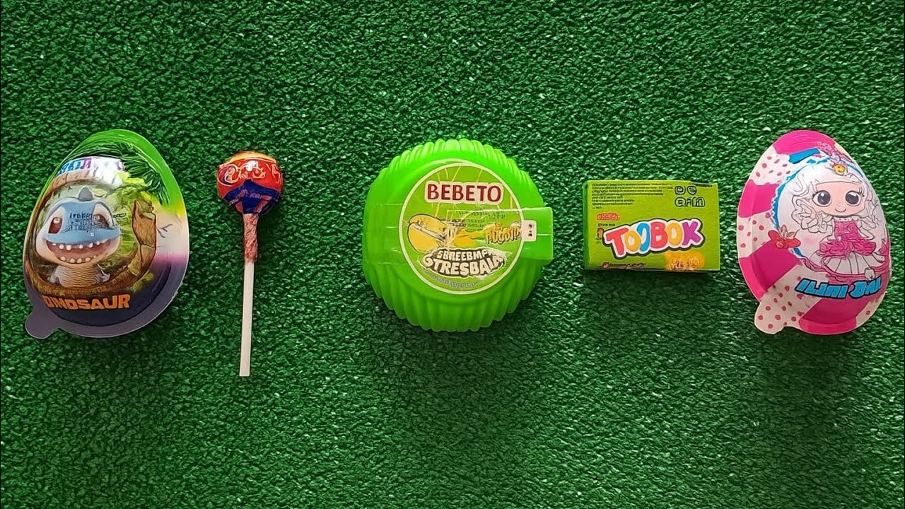 Satisfying video Asmr lollipops candy and chocolate gummy candy unboxing video Asmr.
