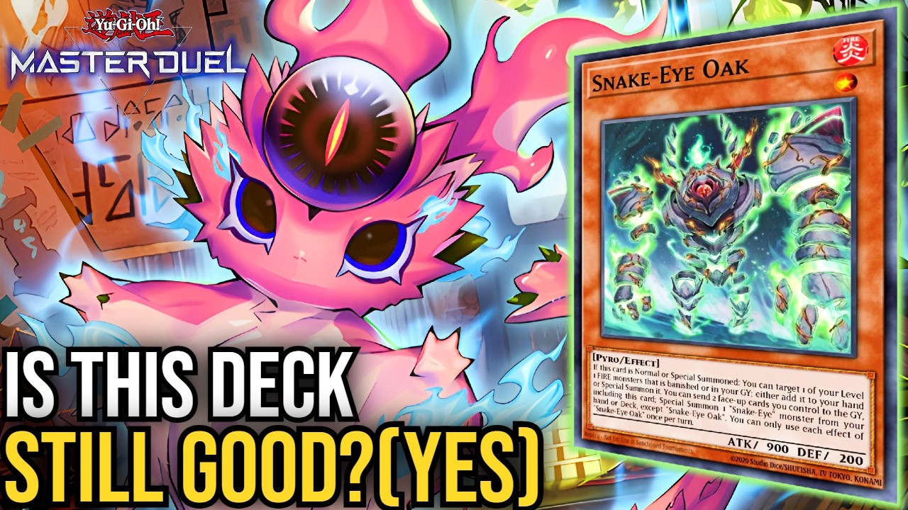 Yu-Gi-Oh! MASTER DUEL | SNAKE-EYE FIENDSMITH K9 - Snake-Eye Oak [Ranked Gameplay]
