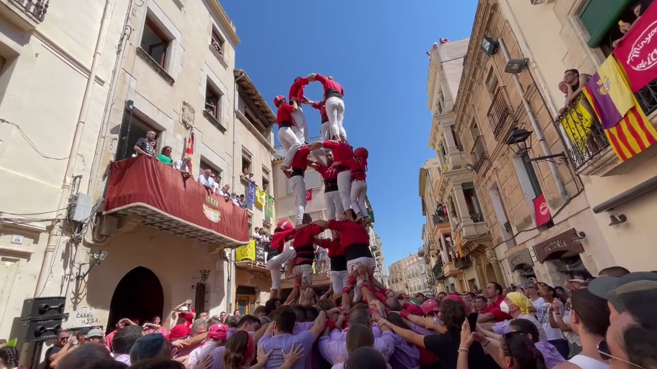 3de7 carregat dels Minyons de l'Arboç a la Festa Major